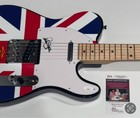 RICK SAVAGE SIGNED CUSTOM ELECTRIC GUITAR DEF LEPPARD JSA COA — photo 2