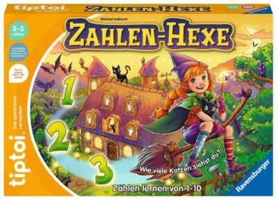 Ravensburger 00132 tiptoi® Zahlen Hexe 3-5 Jahre