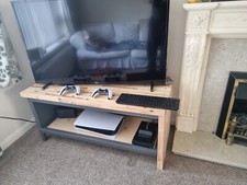 Reclaimed wood tv stand, entertainment unit