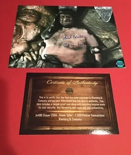 Autograph PAUL BROOKE  Star Wars Jedi 8x10 Rancor Add Role In Front Gate COA