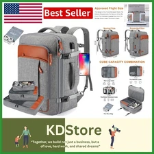 Water Resistant 40L Carry-On Backpack for Men & Women – Perfect Weekender Bag