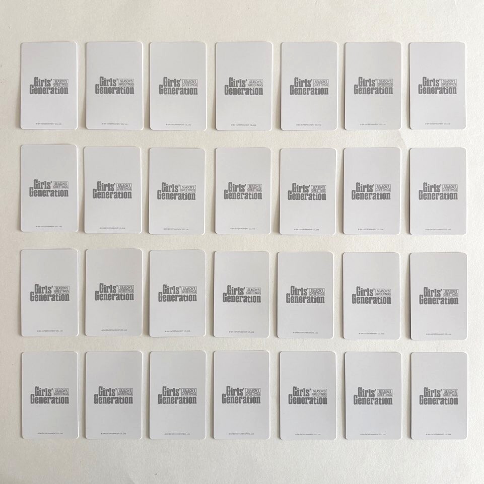 Girls' Generation SNSD 2025 Season's Greetings Official Photocard