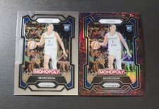 SEVGI UZUN RC 2024 Panini Prizm WNBA Monopoly Classic Red Icons #22 Rookie Wings