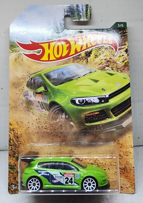 Hot Wheels Volkswagen Scirocco GT24 #3/6 2018 Back Woods Rally Wal-Mart Only 