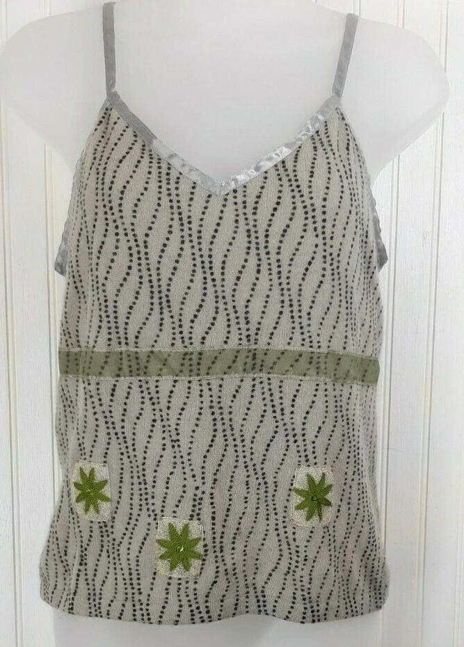 Cárdigan caballete talla pequeña con camiseta sin mangas talla mediana Foto 2 de 4