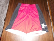 Under Armour boys shorts size Y L youth large MINT cond loose fit