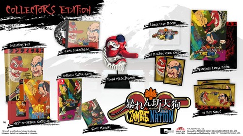 Abarenbo Tengu & Zombie Nation Collector's Edition, Switch-NES Game Bundle (PAL) - Picture 2 of 12