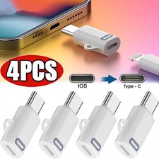 4x For iPhone 17/16/15Pro Plus Max Type-C Male to 8-Pin Female Adapter Converter