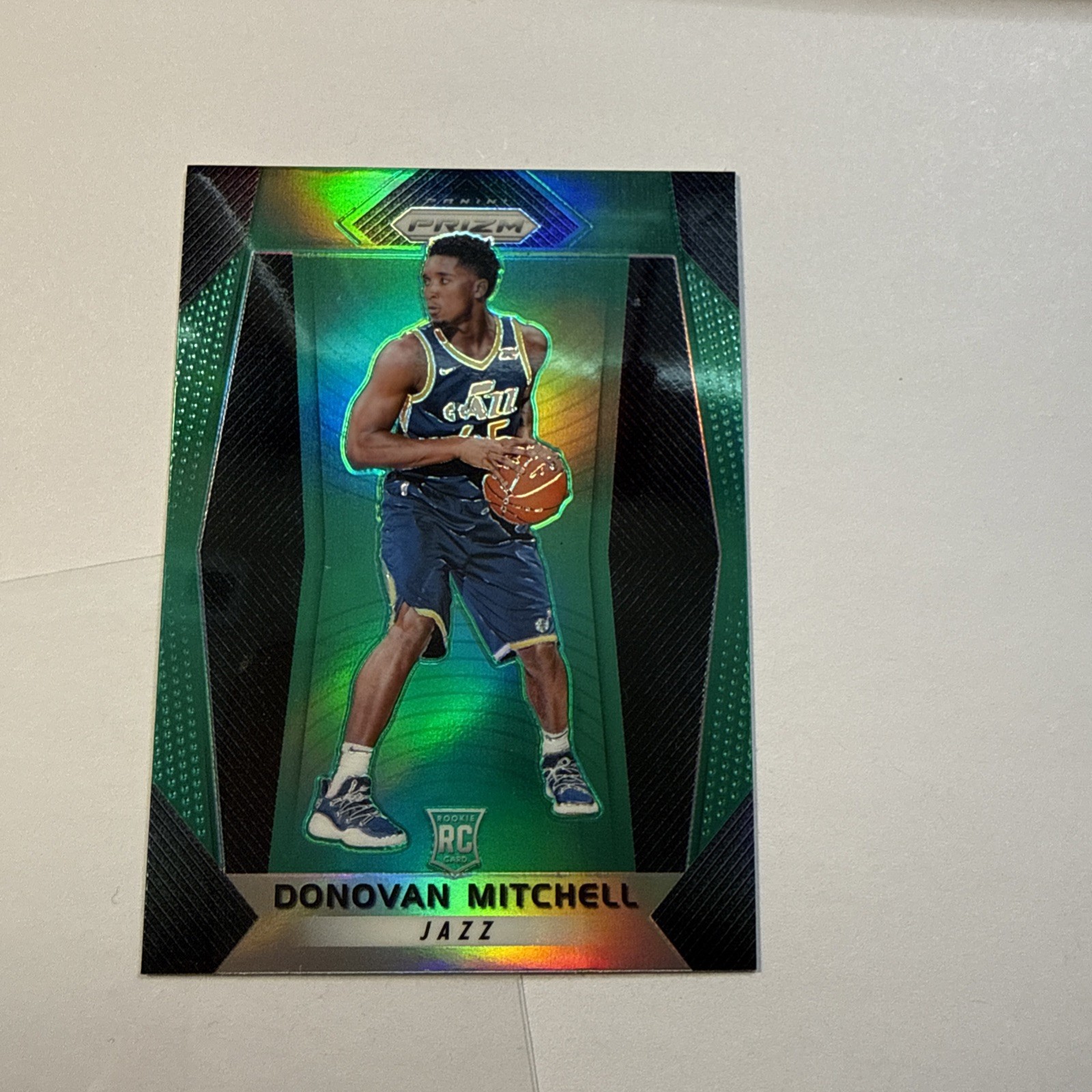 2017/18 Panini Prizm Donovan Mitchell #117 Green Rookie RC Cavs Basketball
