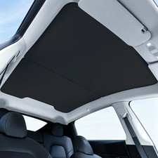 Sag-Free Sunroof Shade for Tesla Model Y Juniper 2025-2026, 6-Layer Blackout ...
