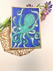 ACEO Original Acrylic Painting Mermaid Sea Octopus by BrydenArt — photo 6