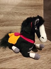 Disney Store Mulan Khan Horse Mini Bean Bag 8" Plush Stuffed Toy