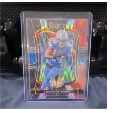 Panini 2025 Select Premier Level Prizm Amon-Ra St. Brown #170 Detroit Lions