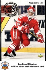 Paul Kariya RC 1992-93 Upper Deck #586 Canada