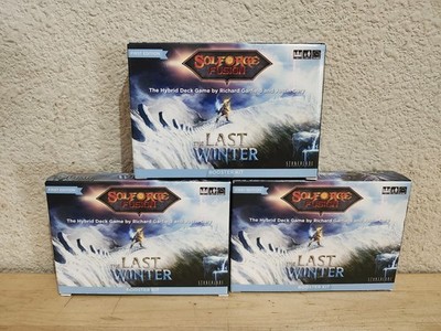 NEW SEALED STONEBLADE CCG SOLFORGE FUSION - THE LAST WINTER BOOSTER KIT LOT X3