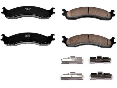 Front Power Stop Brake Pad Set fits Ford E250 2003-2007 42MRKMGY