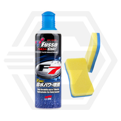 SOFT99 FUSSO COAT F7 ALL COLOURS WAX - HIGH GLOSS HYDROPHOBIC PAINT SEALANT WAX