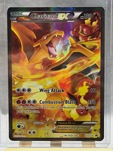 Pokemon TCG Charizard EX XY121 XY Promo Holo Basic 180 HP English