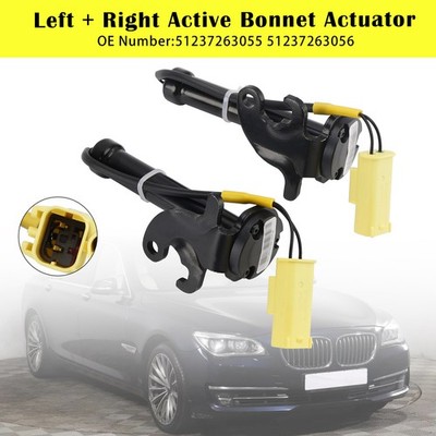 2x Active Bonnet Actuator 51237263055 51237263056 Für BMW 5 6 7 Series F10 / F11