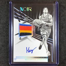 2023-24 Noir KEYONTAE JOHNSON Rookie Patch Auto Black and White Silver 13/99
