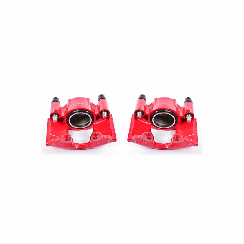 Pinzas de freno Power Stop para GMC C1500/K1500 1988-1999 delanteras rojas Foto 2 de 4