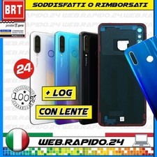 SCOCCA POSTERIORE BACK COVER VETRO+BIADESIVO+LENTE HUAWEI P30 LITE MAR-LX1M LX2J