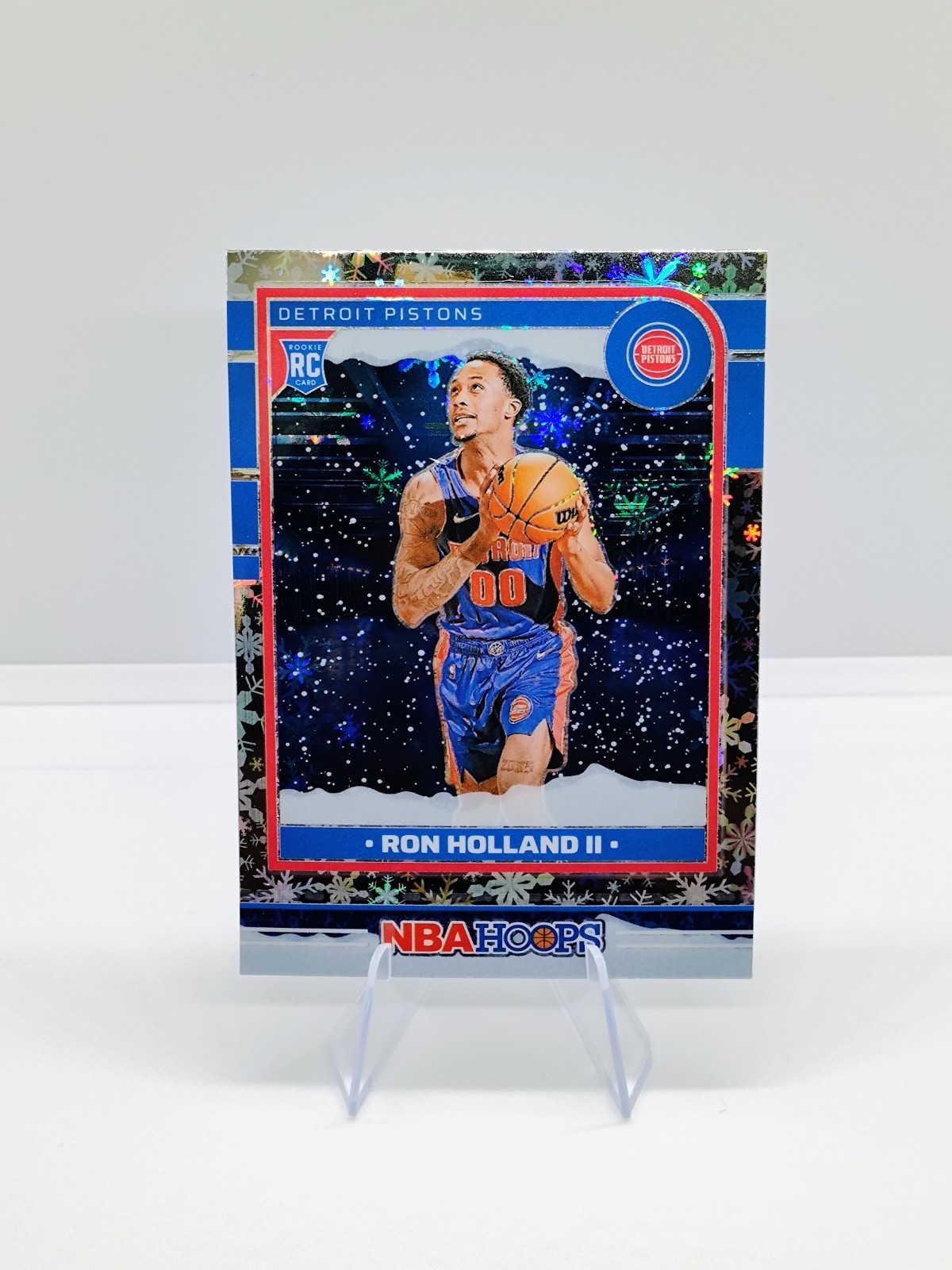 Ron Holland II 2024-25 Panini NBA Hoops #235 RC Winter Holo Prizm