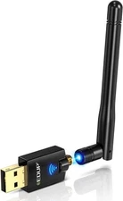 EDUP AC600M USB WiFi Adapter for PC, Wireless Network Adapters Dual Black 