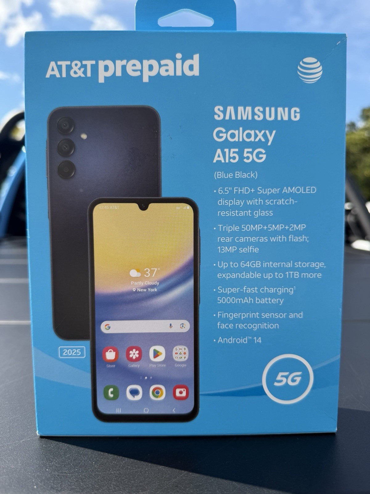 Samsung Galaxy A15 5G 64GB 4GB RAM 50MP Camera At&T Telefono Battery 5000mAh