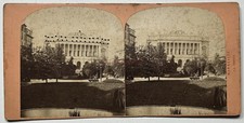 FRANCE Marseille et Montagne Deux Photos collées ensemble Stereo Vintage abimé