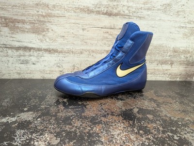 Mens Nike Machomai Boxing Shoes Sz 12 M Used 333580 411 Blue