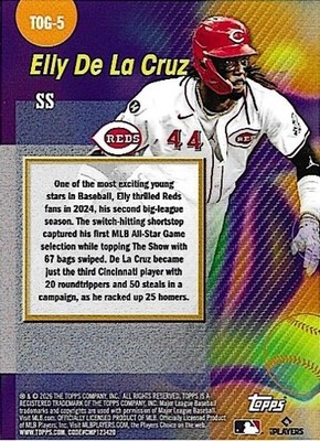 2026 Topps Series 1 - Titans of the Game Elly De La Cruz #TOG-5 | eBay