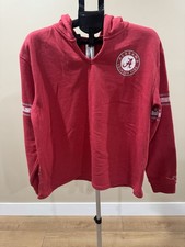 Russell Alabama Crimson Tide Hoodie V Neck Sweatshirt Women  s Size Large Pocket