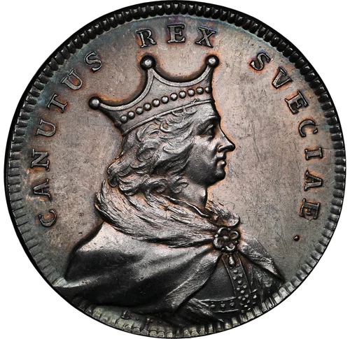 SWEDEN 1745-60 - "Knut Eriksson" - SILVER MEDAL - NGC MS62 -  SUPER PL SURFACES