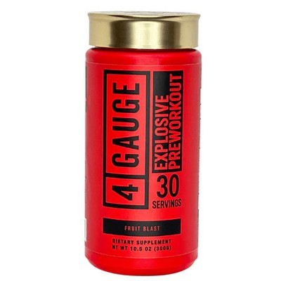 4 Gauge, Pre-Workout Fruit Blast, 30 Servings