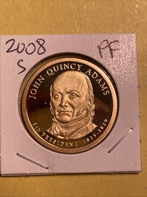 2008-S John Quincy Adams $1 Proof Free Shipping
