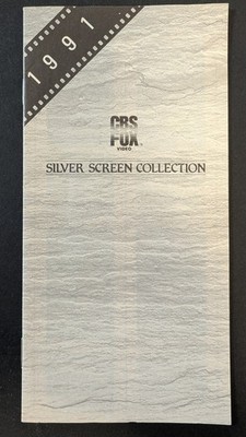 CBS/Fox Silverscreen 1991 - Videokatalog (Star Wars, Ewoks, Aliens)