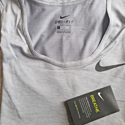 NIKE  Trägershirt  DRY-FIT -  GRAU -  Größe XL   NEU