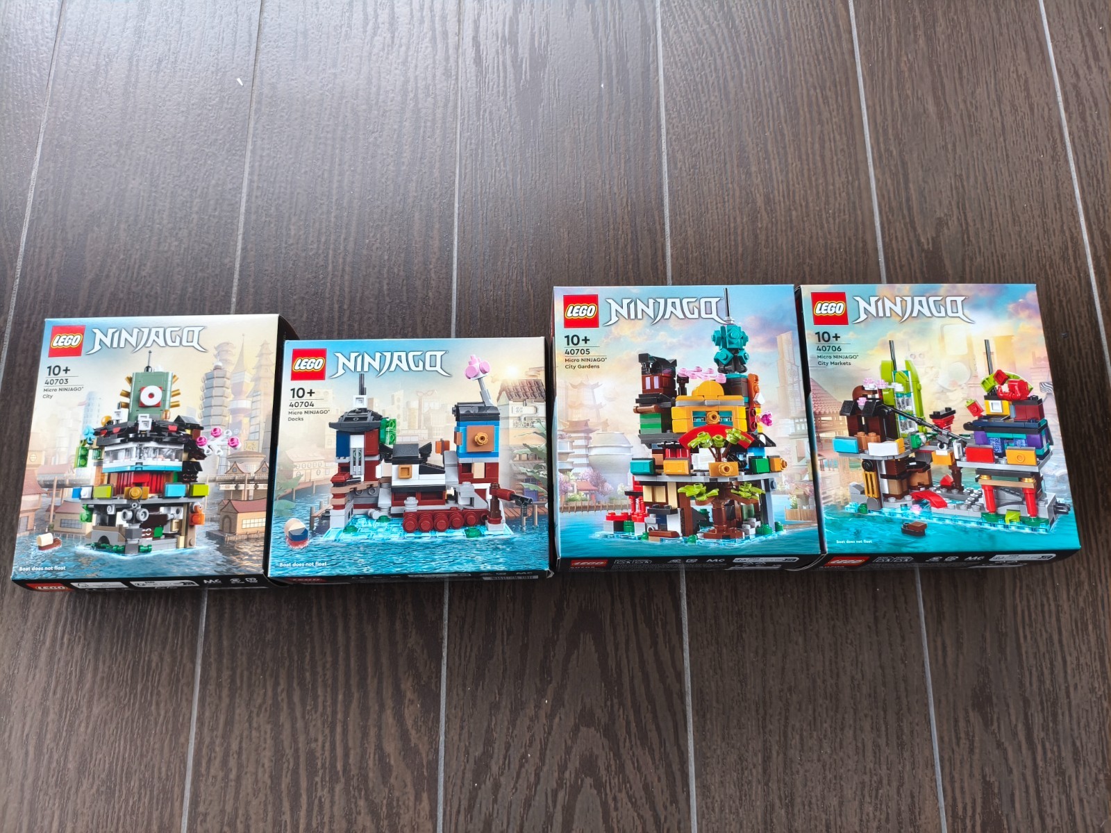 LEGO 40703 40704 40705 40706 Micro NINJAGO City Docks Gardens Markets