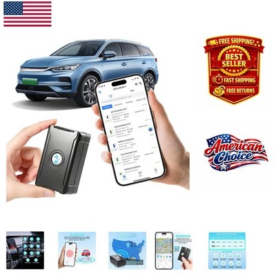 Real-Time GPS Tracker for Vehicles - Magnetic & Waterproof with 5000mAh Battery