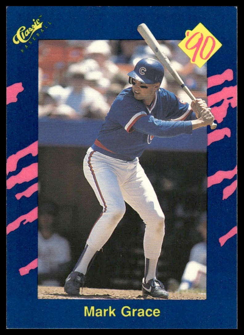 Mark Grace 1990 Classic Blue #8 Chicago Cubs