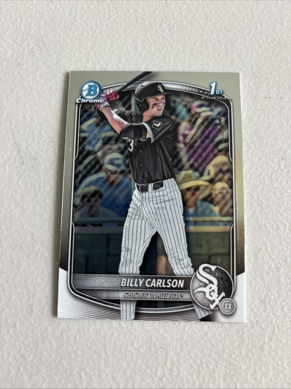 2025 Bowman Draft Chrome - 1st Bowman Billy Carlson #BDC-10 (RC) White Sox 📈📈