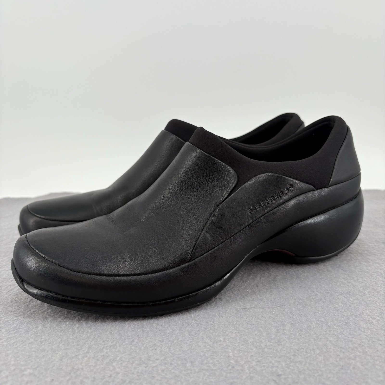 Scarpe Merrell donna 8 5 guglia elasticizzate slip on nere casual comode basse 43962