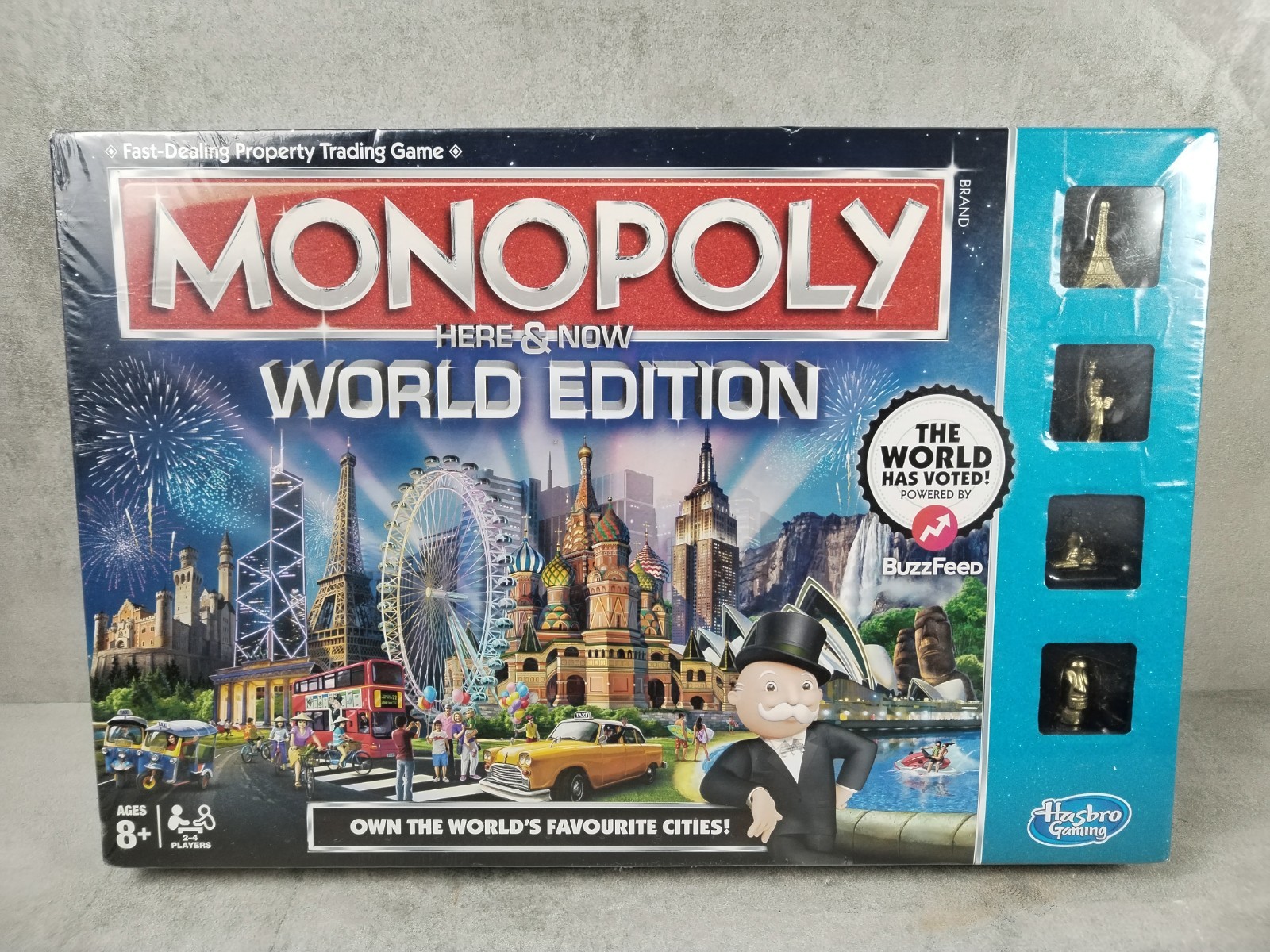 Monopoly Here & Now World Edition New & Cellophane Sealed 2015 Hasbro