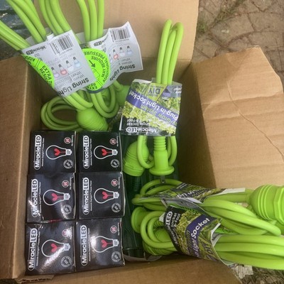 Lot Of 6 Miracle LED 605151 6Ft Single Socket Plug In Socket For Grow Lite
