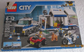 Lego City Mobile Command Center Building Set 60139 Complete
