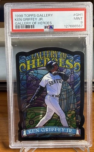 1998 Topps Gallery Of Heroes #GH1 Ken Griffey Jr. PSA 9