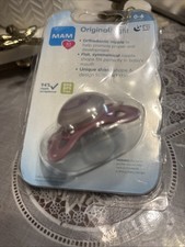 MAM Original Night Orthodontic Glow in the Dark Pacifiers 0-6 Months Bright Pink