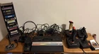 Vintage Atari 2600 Console With Controllers And Games!