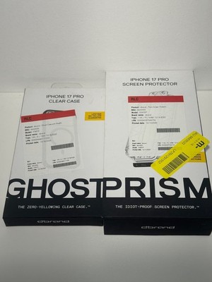 ***Customer Returns*** DBRAND GHOST CASE Clear IPHONE 17 PRO with Prism Glass